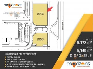 Terreno / Lote · 9172m² · Lote de Terreno Industrial / Comercial Sobre Carretera 57 en Zona Industrial Slp