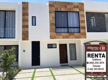 Casa de 3 habitaciones, Querétaro · Se Renta Casa Nueva en Nuevo Juriquilla Residencial Privado y Amenidades de Lujo