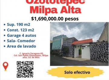 Casa , Milpa Alta · Venta de Casa en Ozototepec Milpa Alta