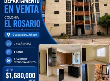 Departamento de 2 habitaciones, Guadalajara · Departamento en Venta en Guadalajara, Jalisco (El Rosario)