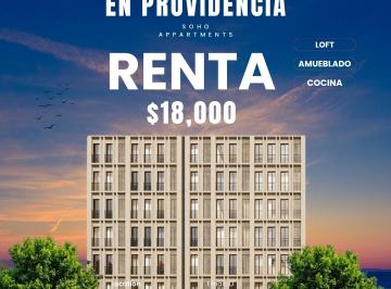 Departamento Renta 48m² de 1 habitación · Loft Amueblado en Soho Apartments – Providencia
