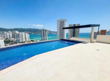 Departamento de 3 habitaciones, Acapulco de Juárez · Departamento con Hermosa Vista a La Bahía de Acapulco.