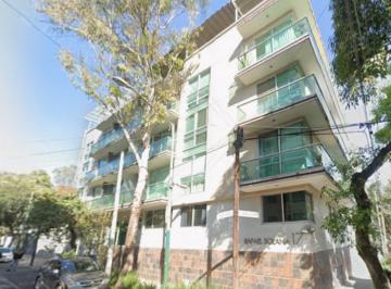 Departamento de 3 habitaciones, Benito Juárez · Penthouse en Villa de Cortez—remate Bancario$845,122