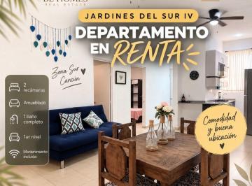 Departamento de 2 habitaciones, Cancún · Departamento Amueblado en Renta | Jardines del Sur 4 | Cancún