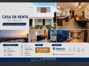 Casa de 3 habitaciones, San Pedro Tlaquepaque · Rento Casa Zimalta