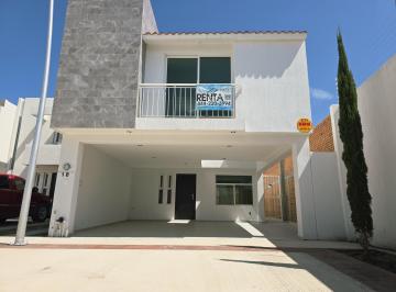 Casa · 169m² · 3 Recámaras · 2 Estacionamientos · En Renta Casa a Estrenar en Fraccionamiento Catara, Zona Industrial San Luis Potosi