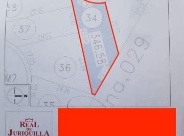 Terreno / Lote · 346m² · Se Vende Terreno en Real de Juriquilla de 346.58 m², Super Terreno!