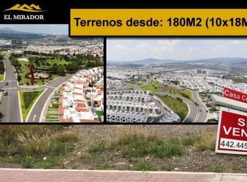 Terreno / Lote · 180m² · Últimos Terrenos en El Mirador, de 180 m² Hasta 250 m², Increíble Vista!