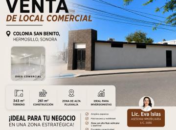 Local comercial de 4 habitaciones, Hermosillo · Local Comercial en Venta | Col. San Benito