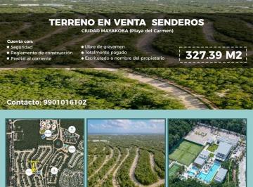 Terreno / Lote , Solidaridad · Terreno en Venta – Senderos Mayakoba Ciudad Mayakoba | Playa del Carmen