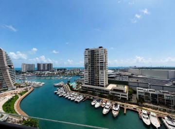 Departamento de 3 habitaciones, Benito Juárez · Departamento Amueblado de 238 m² con 3 Recámaras Piso Alto en Renta en Puerto Cancún
