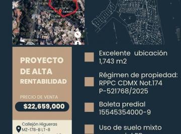 Terreno / Lote , Alvaro Obregón · San Bartolo Ameyalco, Terreno en Venta