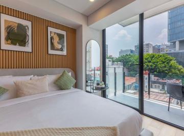 Departamento de 1 habitación, Cuauhtémoc · Depto Amueblado 1 Rec. con Balcón — Capitalia El Ángel, Reforma