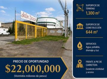 Terreno / Lote , Toluca · Terreno con Construcción en Ventaubicado Sobre Boulevard Miguel Alemán Valdés en San Francisco Toto