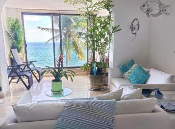 Departamento · 80m² · 2 Recámaras · 1 Estacionamiento · Departamento en Venta Condominio Villas Hopelchen, Cancún con Vista Al Mar