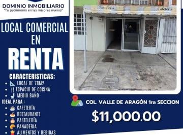 Local comercial , Nezahualcóyotl · Dominio Inmobiliario Propone en Renta Local Comercial en Valle de Aragon I Seccion, Nezahualcoyotl