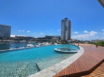 Departamento de 2 habitaciones, Cancún · Departamento en Renta, Condominio Shark, en Puerto Cancun5o Piso con Hermosa Vista Al Canal y Mar
