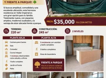 Casa de 4 habitaciones, Zapopan · Valle Imperial! Casa en Renta Totalmente Nueva Lista Para Estrenar