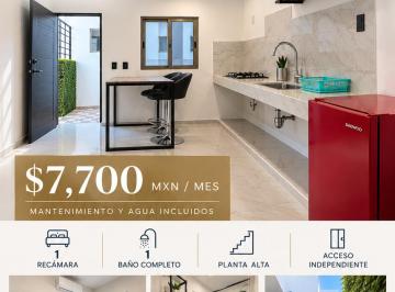 Departamento de 1 habitación, Benito Juárez · Departamento en Renta | 1 Recámara + Acceso Independiente | con Seguridad | Santa Fe 3, Cancun