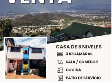 Casa de 3 habitaciones, Tlalpan · Casa en Venta 3 Niveles San Miguel Xilaco, Tlalpan