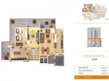 Departamento de 2 habitaciones, Querétaro · Departamento de 111 m² con 2 Recámaras en Venta en Centro