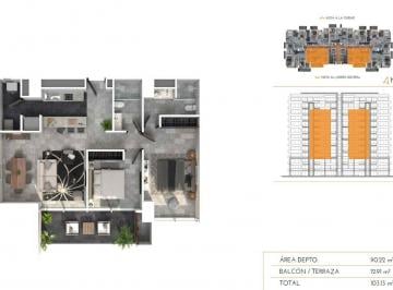 Departamento de 2 habitaciones, Querétaro · Departamento de 103 m² con 2 Recámaras en Venta en Centro