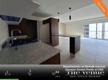 Departamento de 1 habitación, Zapopan · Depa con Terraza. a Estrenar. con Accesos Al Cisz, Cuaad, Cucea, Auditorio Telmex y Charros
