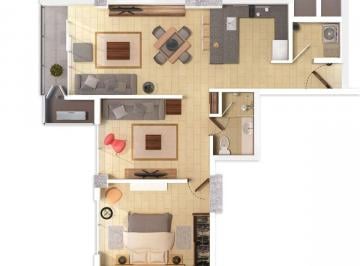 Departamento de 1 habitación, Querétaro · Departamento de 84 m² con 1 Recámara en Renta en Centro