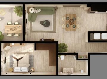 Departamento · 85m² · 1 Recámara · Departamento 1 Recamara con Terraza - Casa de Piedra Playacar