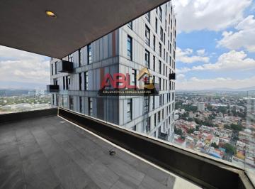 Departamento · 166m² · 3 Recámaras · 2 Estacionamientos · Departamento en Renta con Terraza en Nuevo Polanco, Torre Budapest