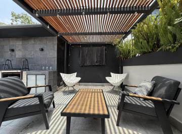 Departamento · 180m² · 2 Recámaras · 2 Estacionamientos · Departamento en Renta en La Roma con Roof Garden Privado