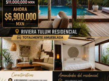 Casa de 2 habitaciones, Tulum · Villa Tulum Stylo Baly