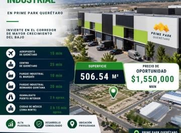 Terreno / Lote , El Marqués · Terreno Industrial en Venta | Prime Park Querétaro | 506 m²