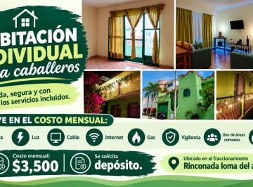 Departamento compartido de 2 habitaciones, Cuernavaca · Habitaciones en Renta.