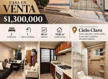 Casa de 3 habitaciones, Aguascalientes · Casa en Venta en Fraccionamiento Cielo Claro I 3 Recamaras I 1 Baño I Entre Segundo y Tercer Anillo