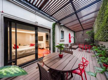 Departamento de 2 habitaciones, Miguel Hidalgo · Departamento Amueblado en Renta y Venta en Polanco con Amplia Terraza y Balcón