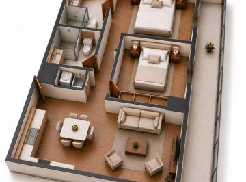 Departamento de 2 habitaciones, Alvaro Obregón · Departamento a Estrenar en Parallelo