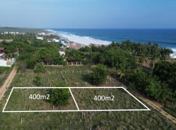 Terreno / Lote , Santa María Tonameca · 2 Lotes en Venta en Playa Agua Blanca de 20x20 (400 m² Cada Uno)