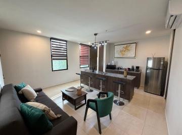 ea0d1672ad421f8157595a6810978a29fd57e345e1336ab49d162e60a168c2ec · Departamento Amueblado, en Condominio con Piscina, Cerca de El Cumbres.