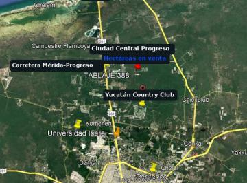 Terreno / Lote , Progreso · 2.5 Hectáreas en Venta Sobre Av de Desarrollos | Misné Balam, Progreso