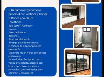 Departamento de 2 habitaciones, Zapopan · Living Ouest Departamento