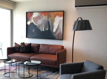 Sala · Departamento Amueblado en Renta en T. Op Obispado 116 m², 2 Recámaras