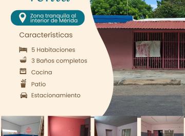 Casa de 5 habitaciones, Mérida · Patrimonio con Rendimientos