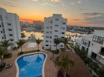 Departamento · 103m² · 2 Recámaras · 2 Estacionamientos · Se Vende Departamento en La Zona Mas Exclusiva de Mazatlan Isla Veleros La Marina