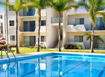 FACHADA · Departamento en Renta 2 Rec. en Paseo de Los Olivos en Playa del Carmen