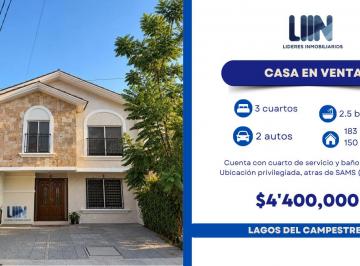 Casa de 3 habitaciones, León · Casa en Venta Lagos del Campestre (Atras de Sams) Zona Norte