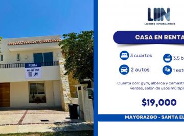 Casa de 3 habitaciones, León · Casa en Renta - Mayorazgo Santa Elena