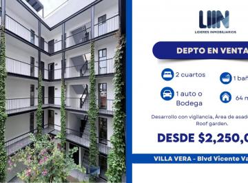 Departamento de 2 habitaciones, León · Departamento Nuevo en Venta - Villa Vera (Vicente Valtierra)