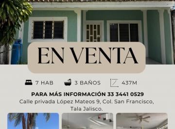 Casa de 7 habitaciones, Tala · Amplia Casa en Venta Tala Jalisco