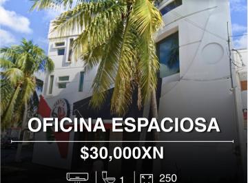 Oficina · 250m² · 2 Estacionamientos · Oficina en Renta de 250 m² en Av Kohunlich, Cancún